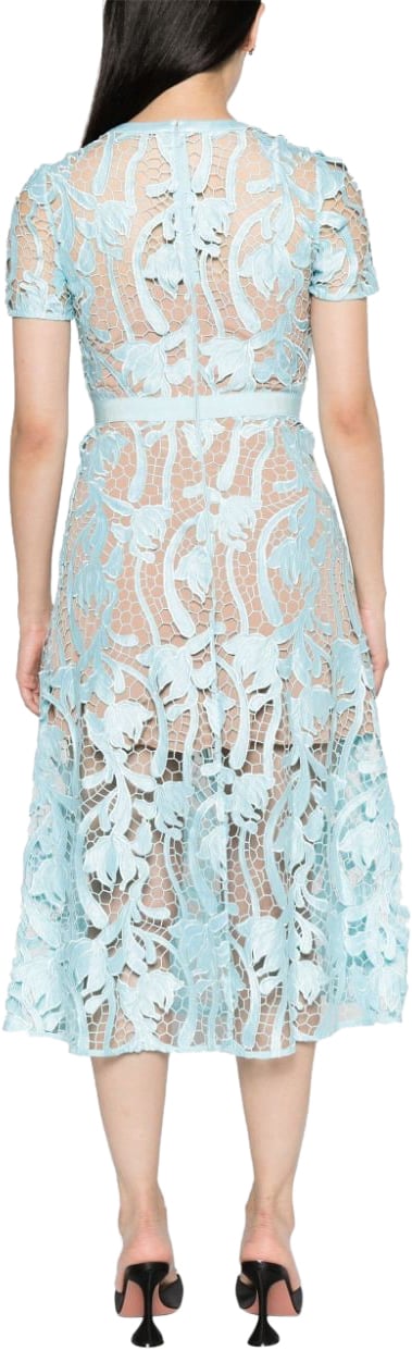 Self-Portrait Dresses Clear Blue Blauw