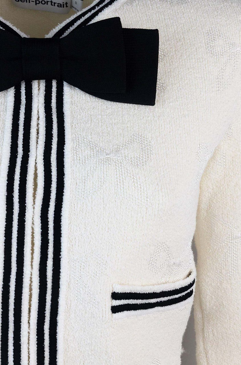 Self-Portrait Sweaters White Wit