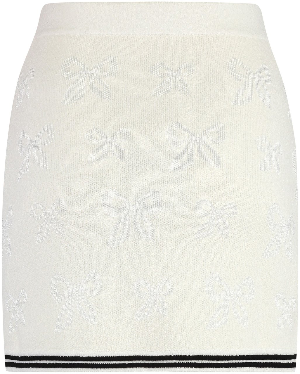 Self-Portrait Knitted mini skirt Neutraal