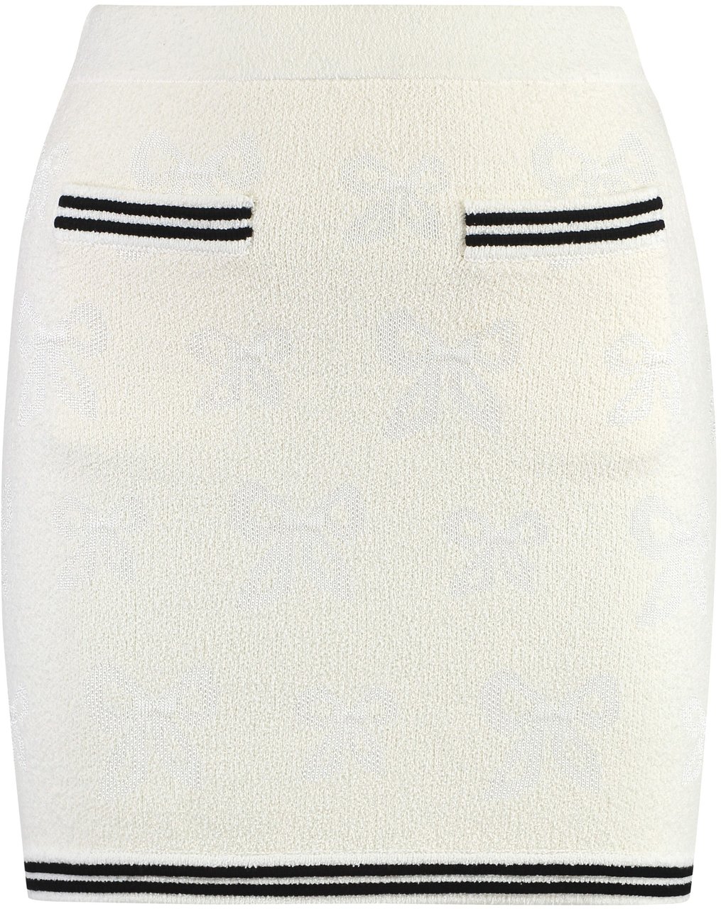 Self-Portrait Knitted mini skirt Neutraal