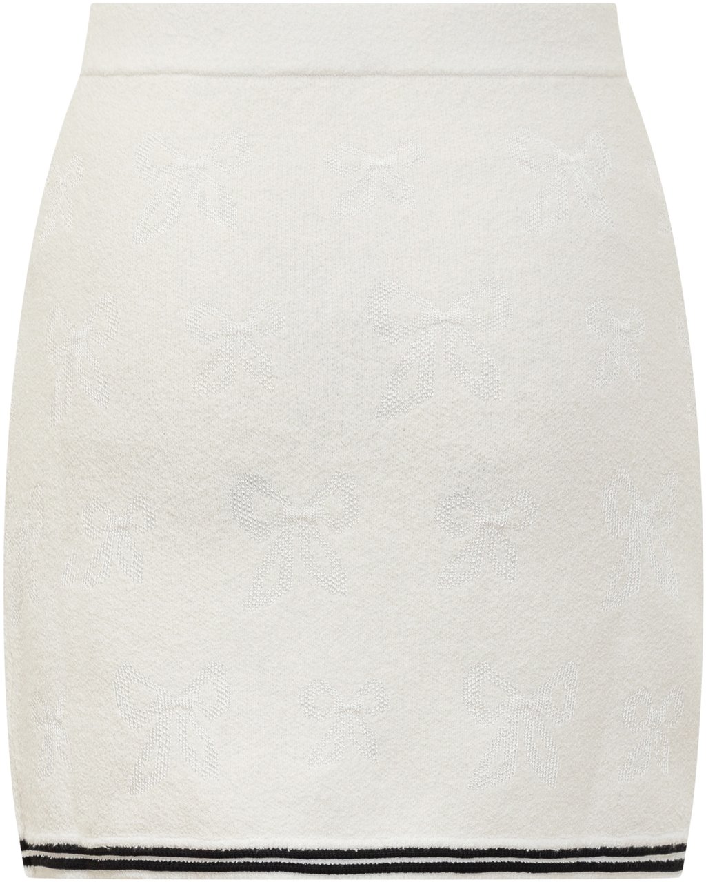 Self-Portrait Mini Gonna Jacquard Wit