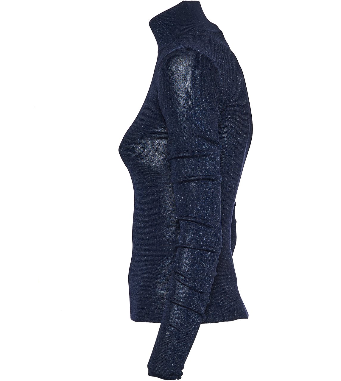 Self-Portrait Maglia Dolcevita Blauw