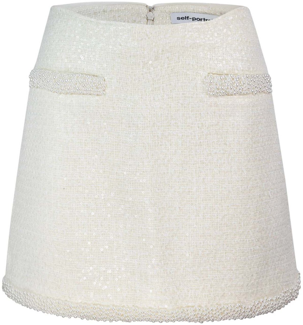 Self-Portrait Skirts White Wit