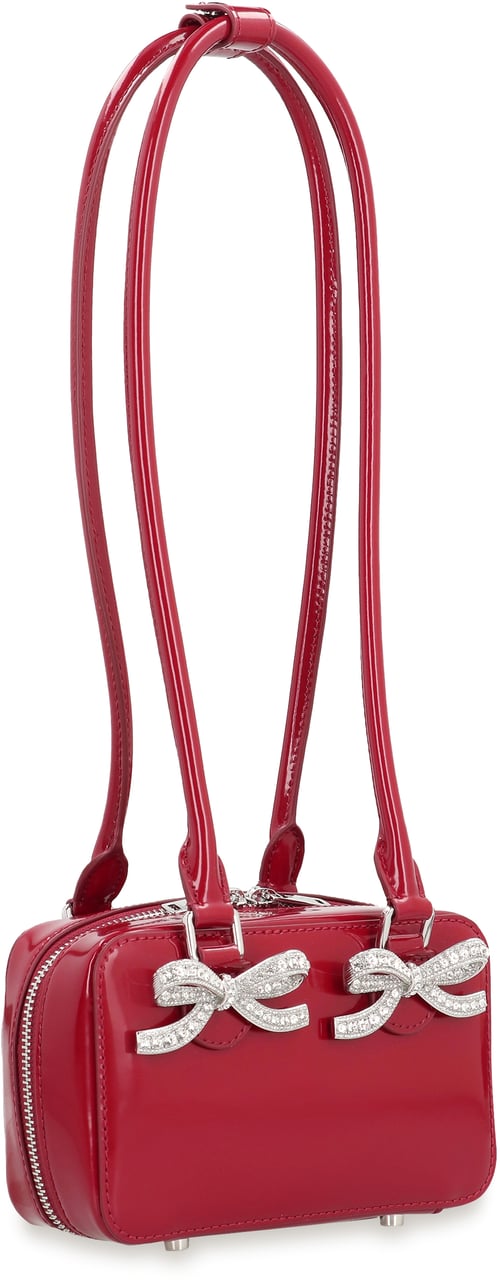Self-Portrait Leather shoulder bag Rood