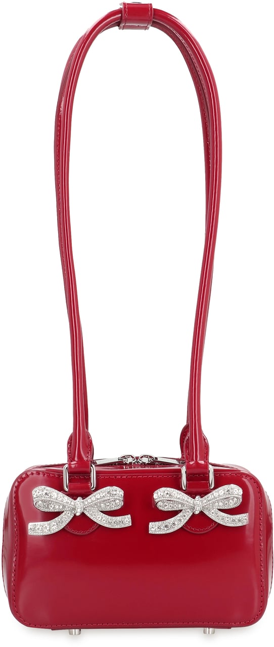 Self-Portrait Leather shoulder bag Rood
