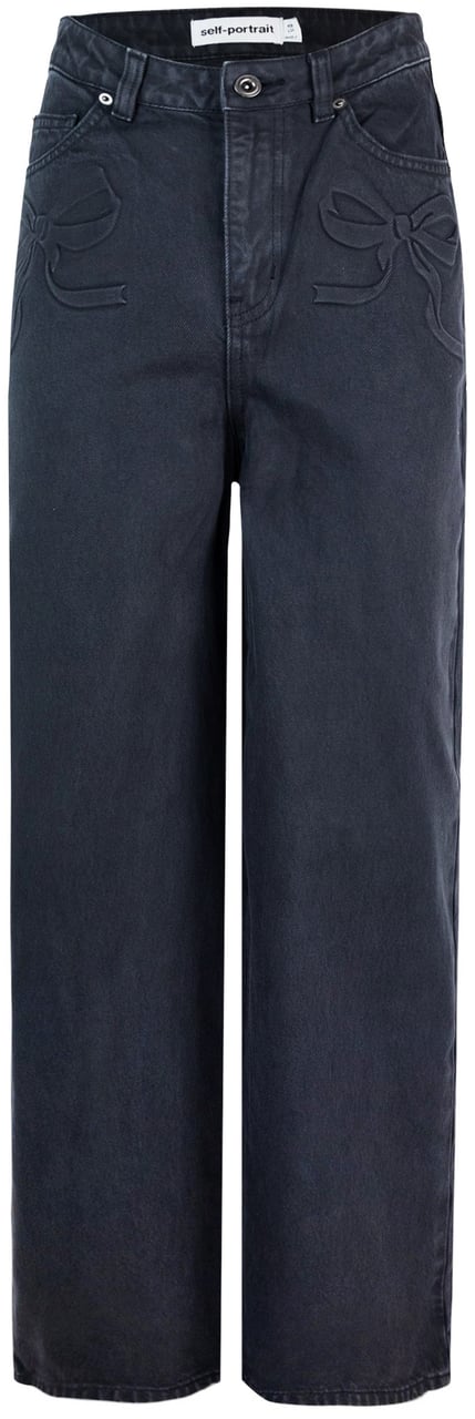 Self-Portrait Jeans Grey Grijs