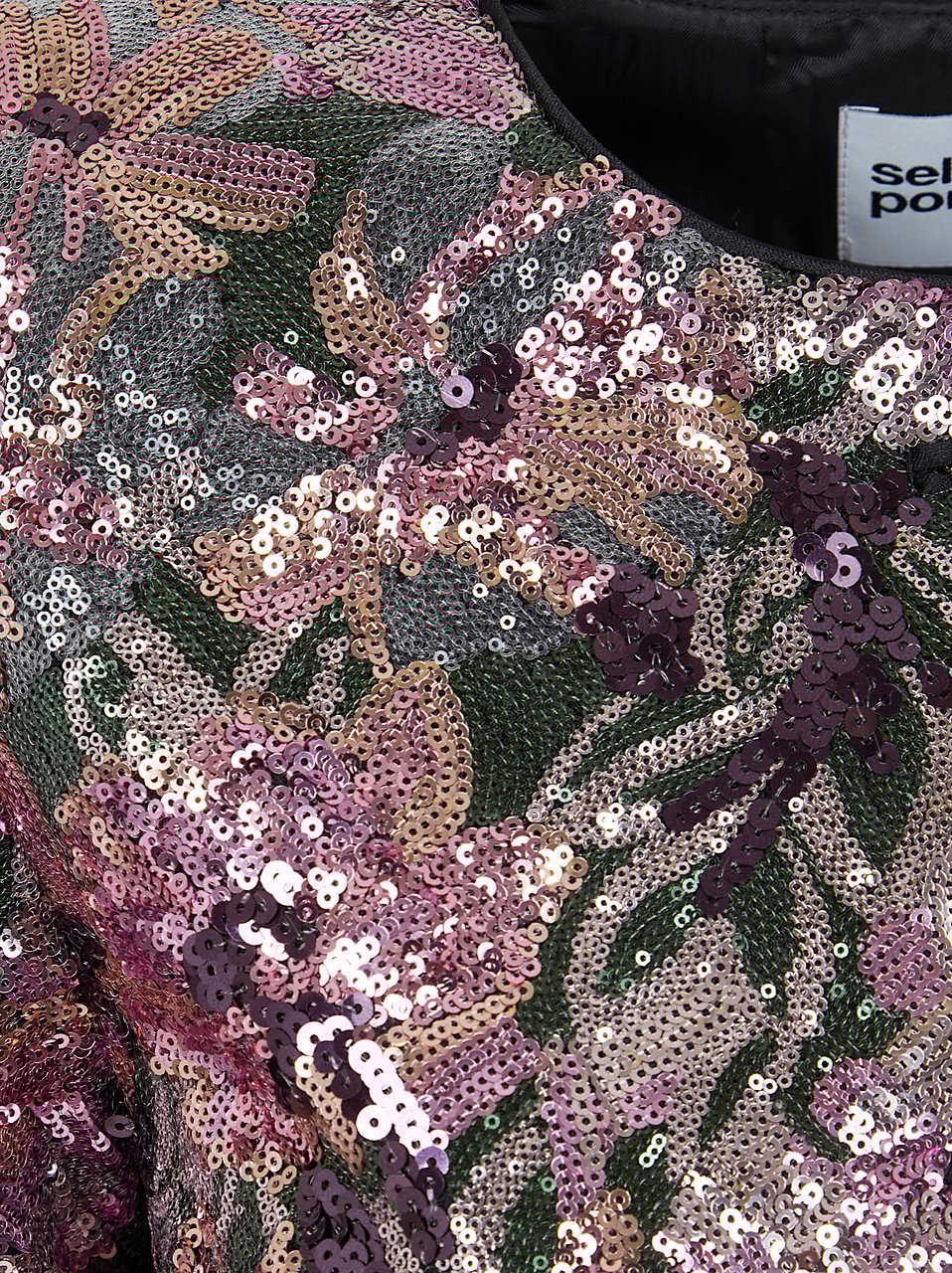 Self-Portrait SELF-PORTRAIT FLORAL SEQUIN JACKET Divers