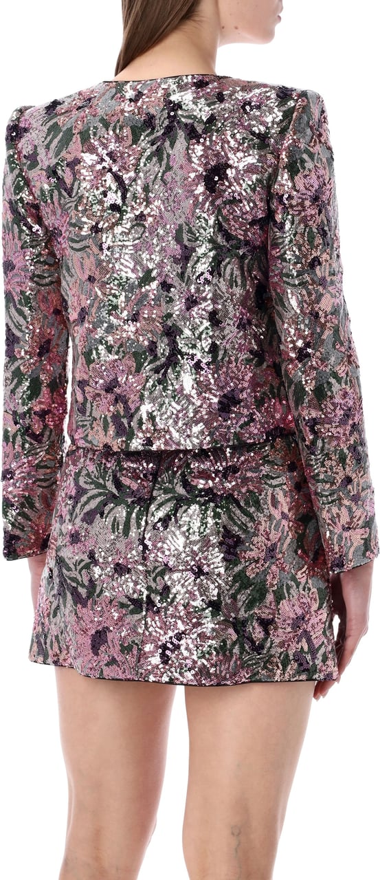 Self-Portrait Self-Portrait floral sequin jacket Divers
