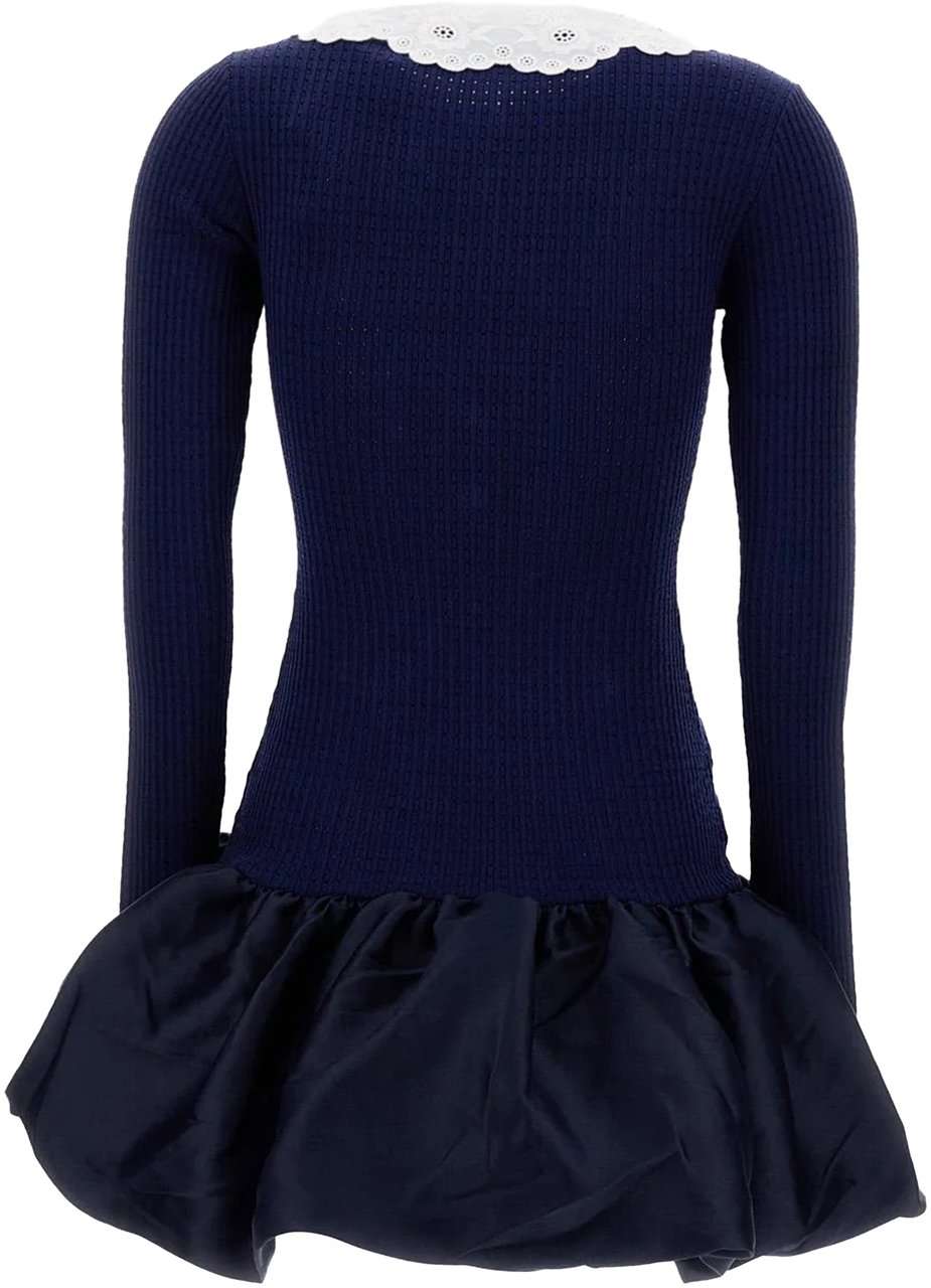 Self-Portrait Dresses Blue Blauw