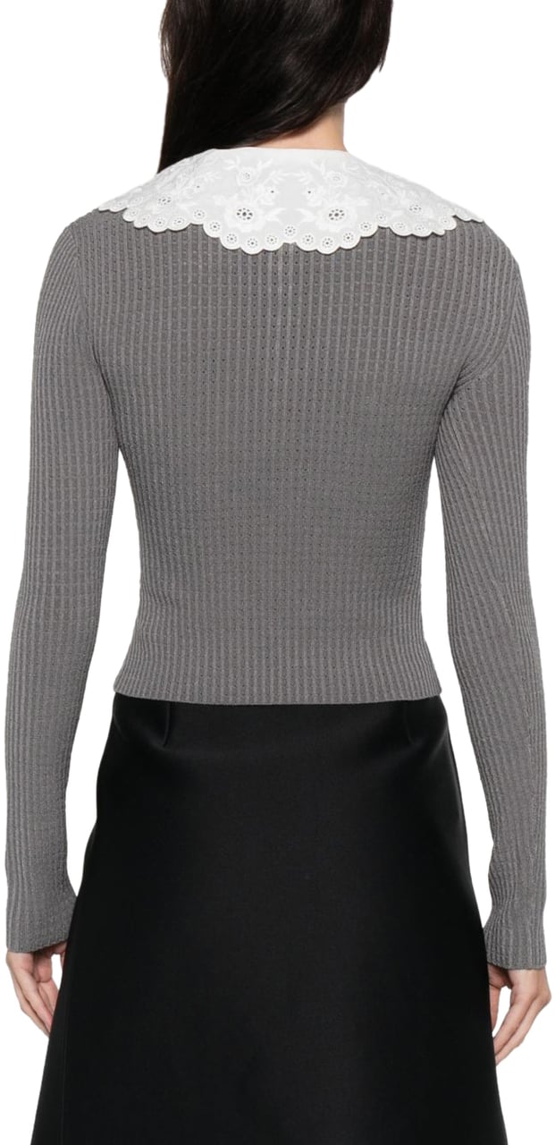 Self-Portrait Sweaters Grey Grijs