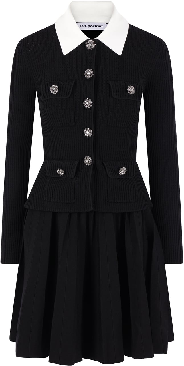 Self-Portrait Dresses Black Zwart