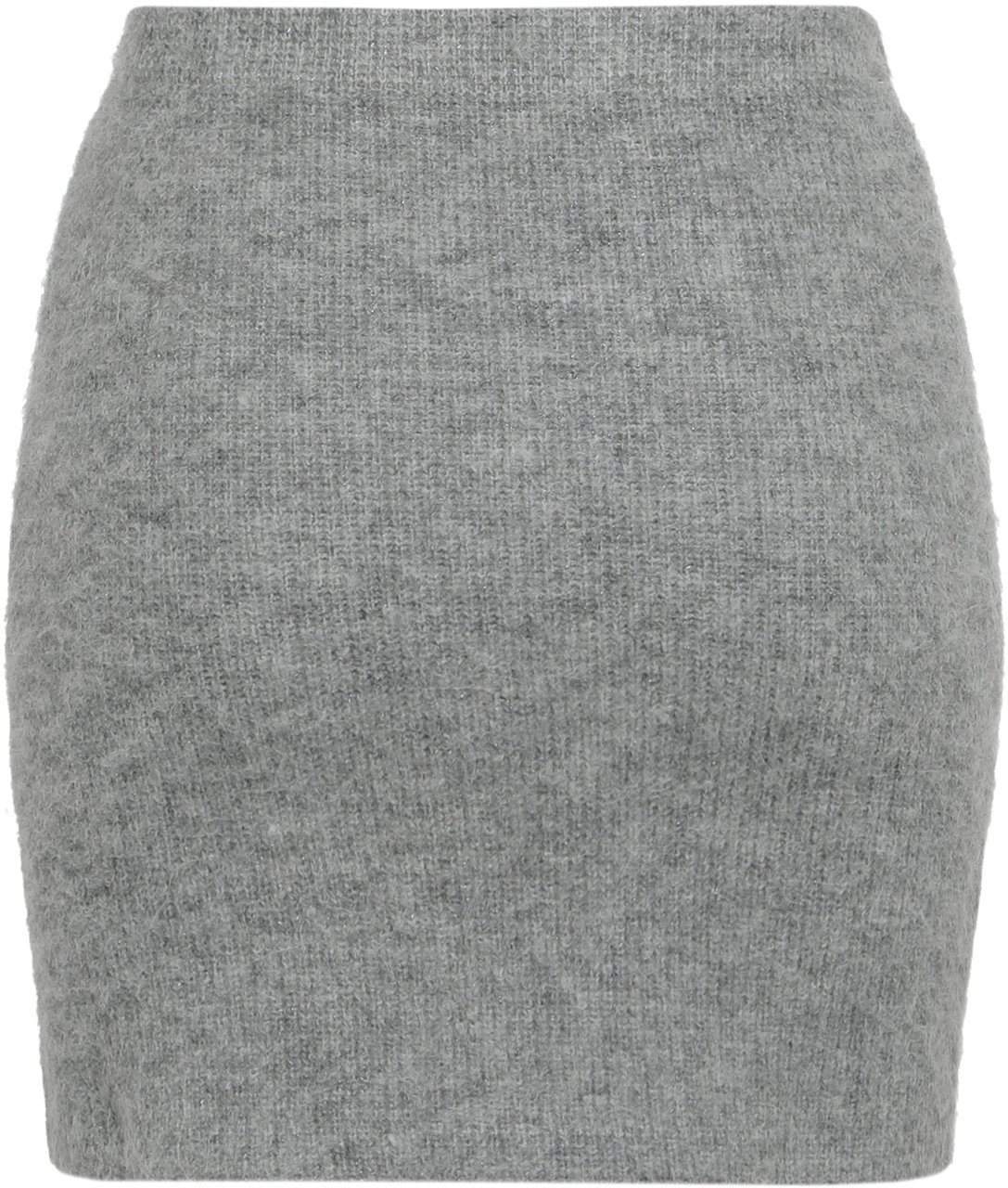 Self-Portrait Soft knitted miniskirt Grijs
