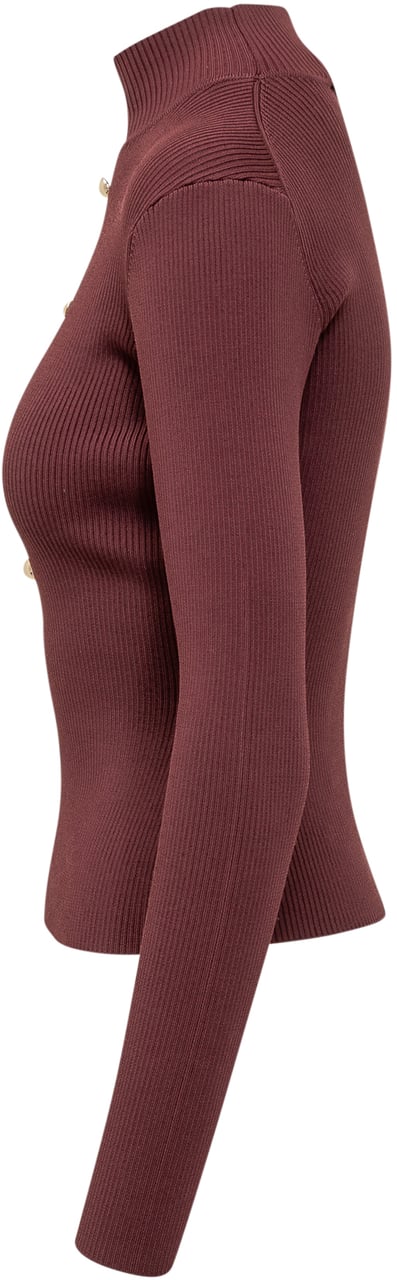 Self-Portrait Top Lavorato Con Cut-Out Bruin