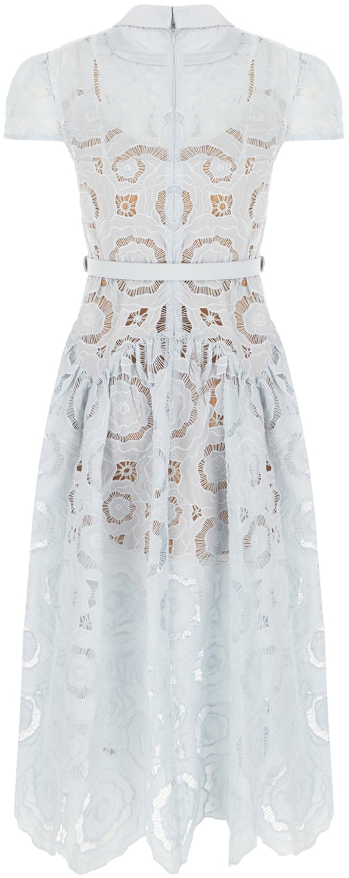 Self-Portrait Self Portrait Pastel light blue laces dress Lichtblauw