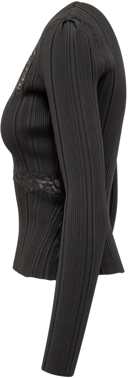 Self-Portrait Top Black Zwart