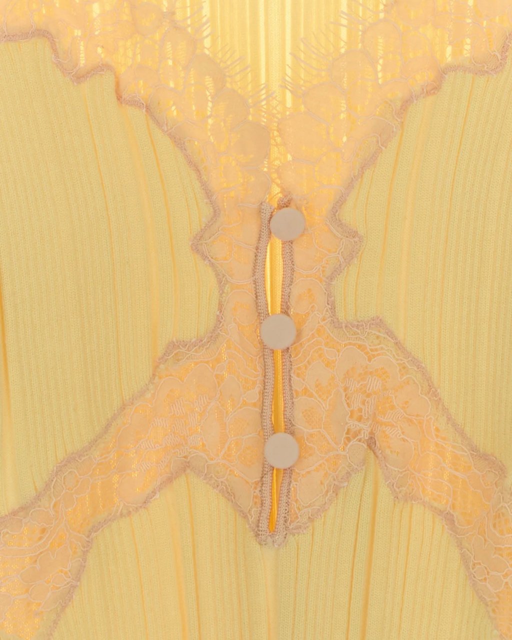 Self-Portrait T-Shirts And Polos Yellow Geel