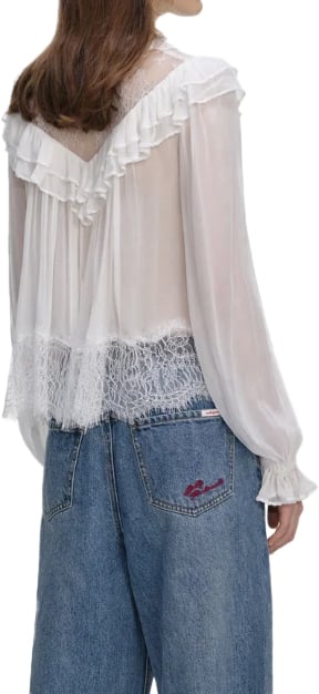 Self-Portrait Shirts White Wit