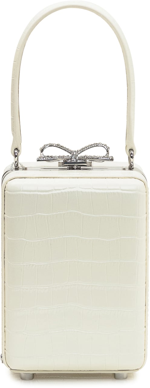 Self-Portrait Borsa Micro in Pelle Wit