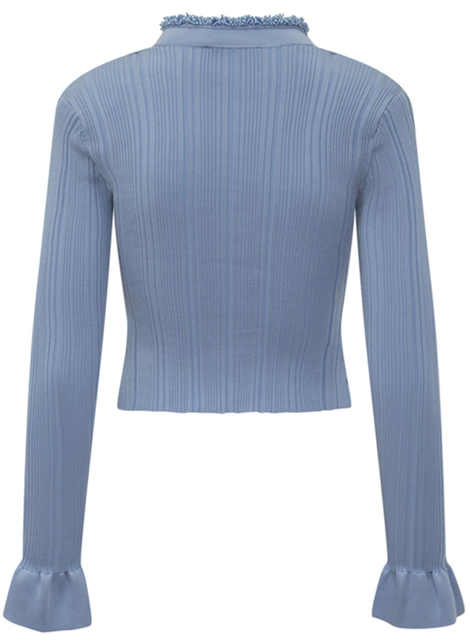 Self-Portrait Sweaters Blue Blauw