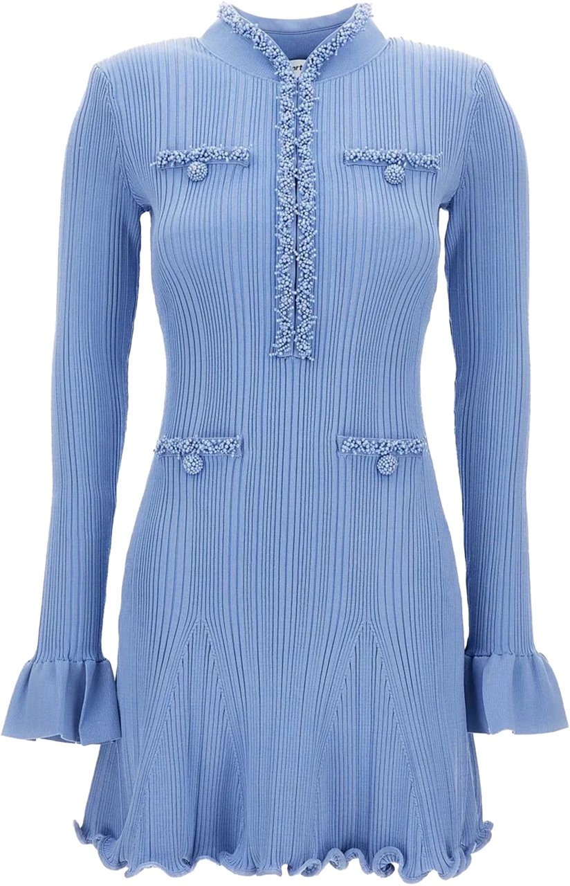 Self-Portrait Dresses Blue Blauw