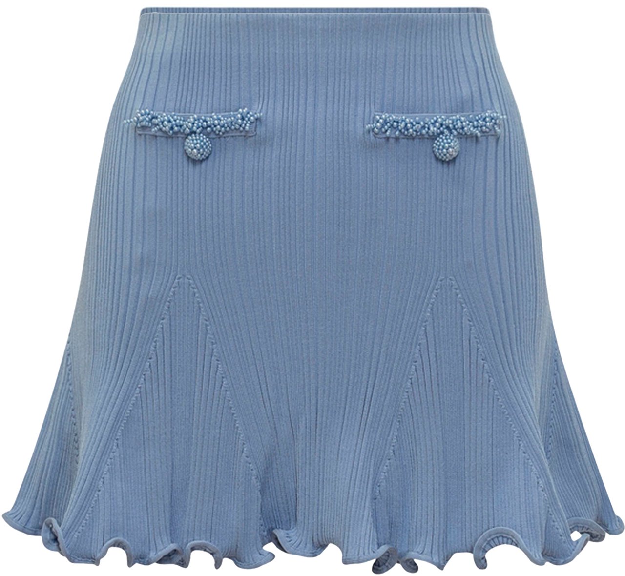 Self-Portrait Skirts Blue Blauw