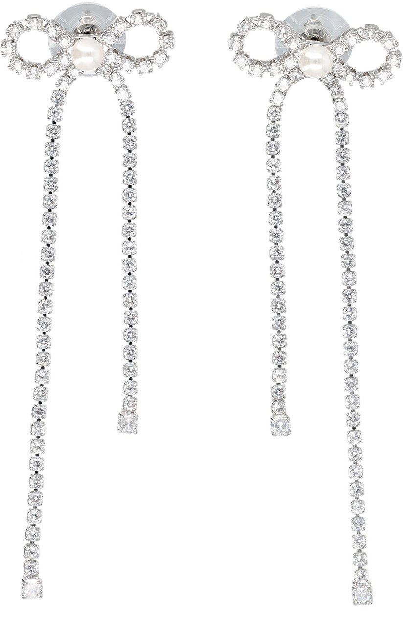 Self-Portrait Bow Earring Argento Zilver