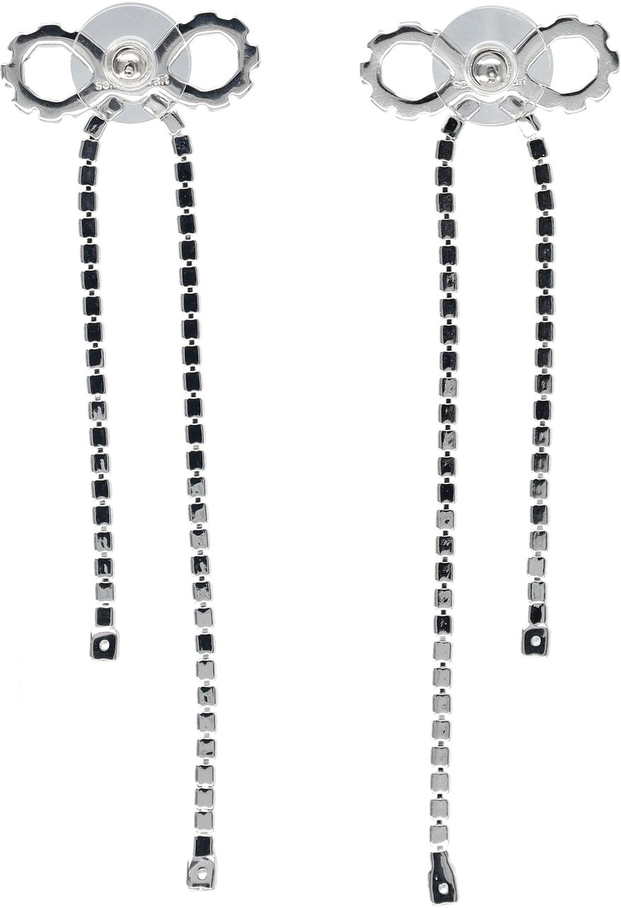 Self-Portrait Bow Earring Argento Zilver