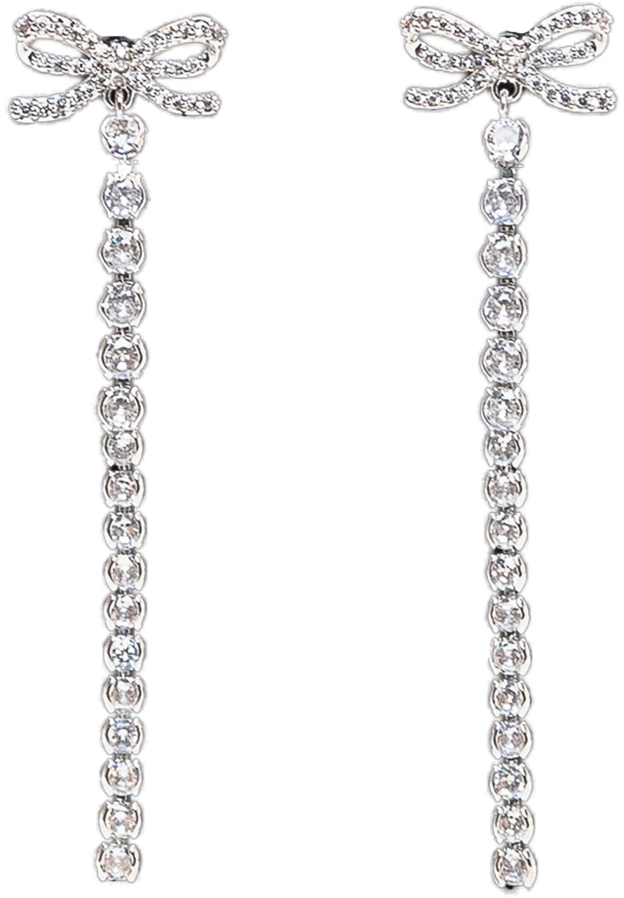 Self-Portrait Orecchini Con Fiocco Zilver