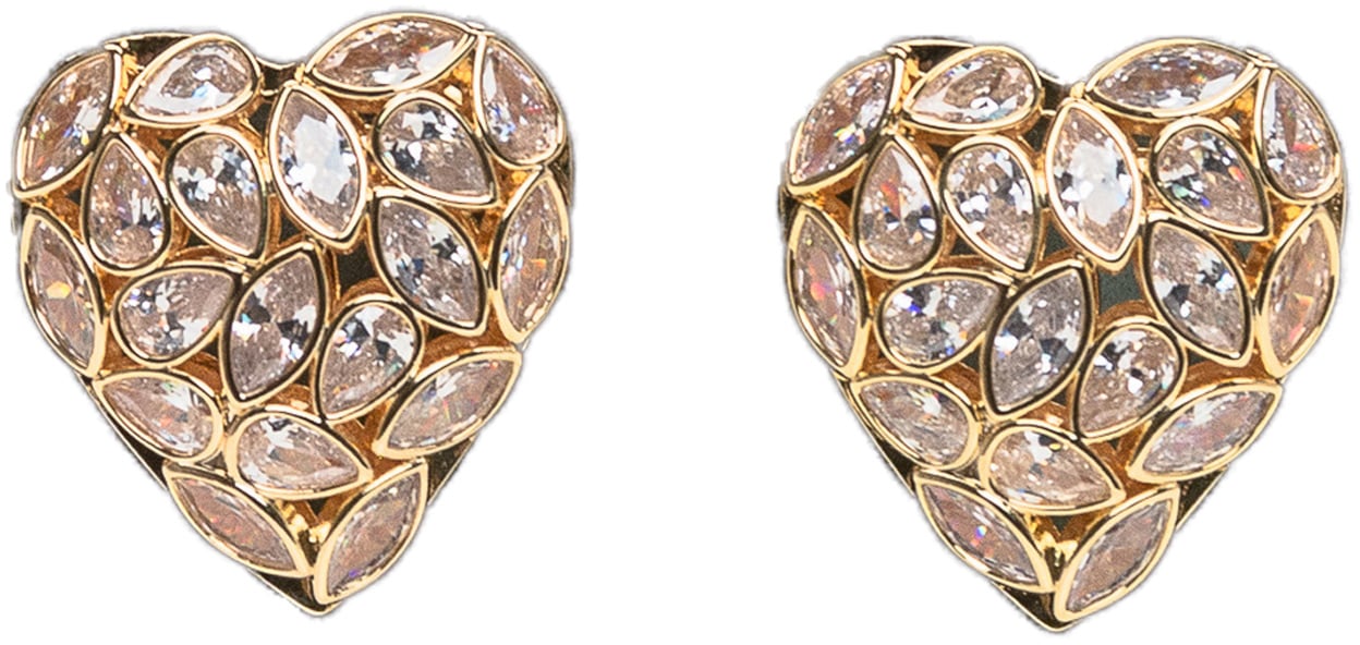 Self-Portrait Orecchini a Cuore Goud