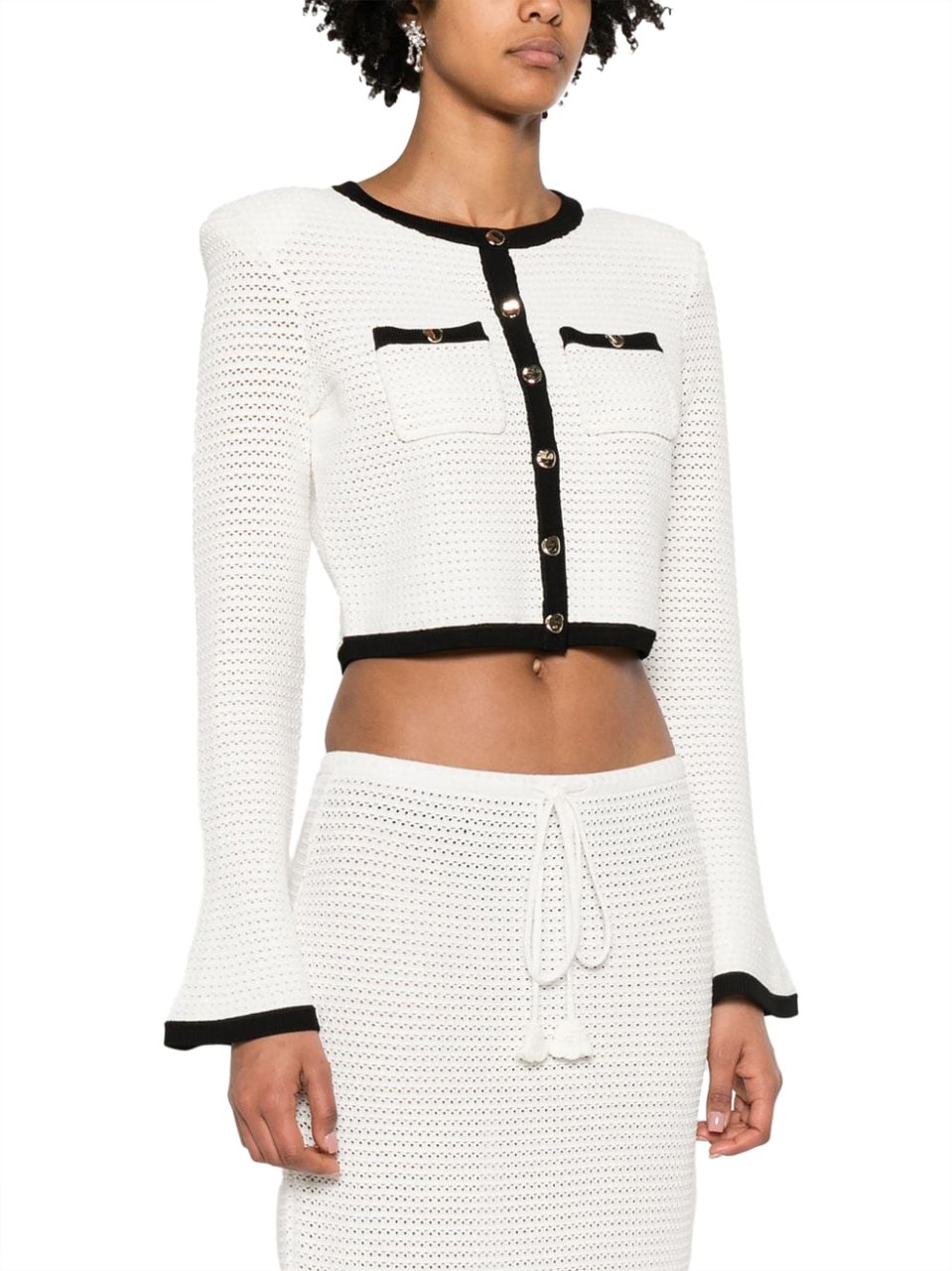 Self-Portrait Sweaters White Wit