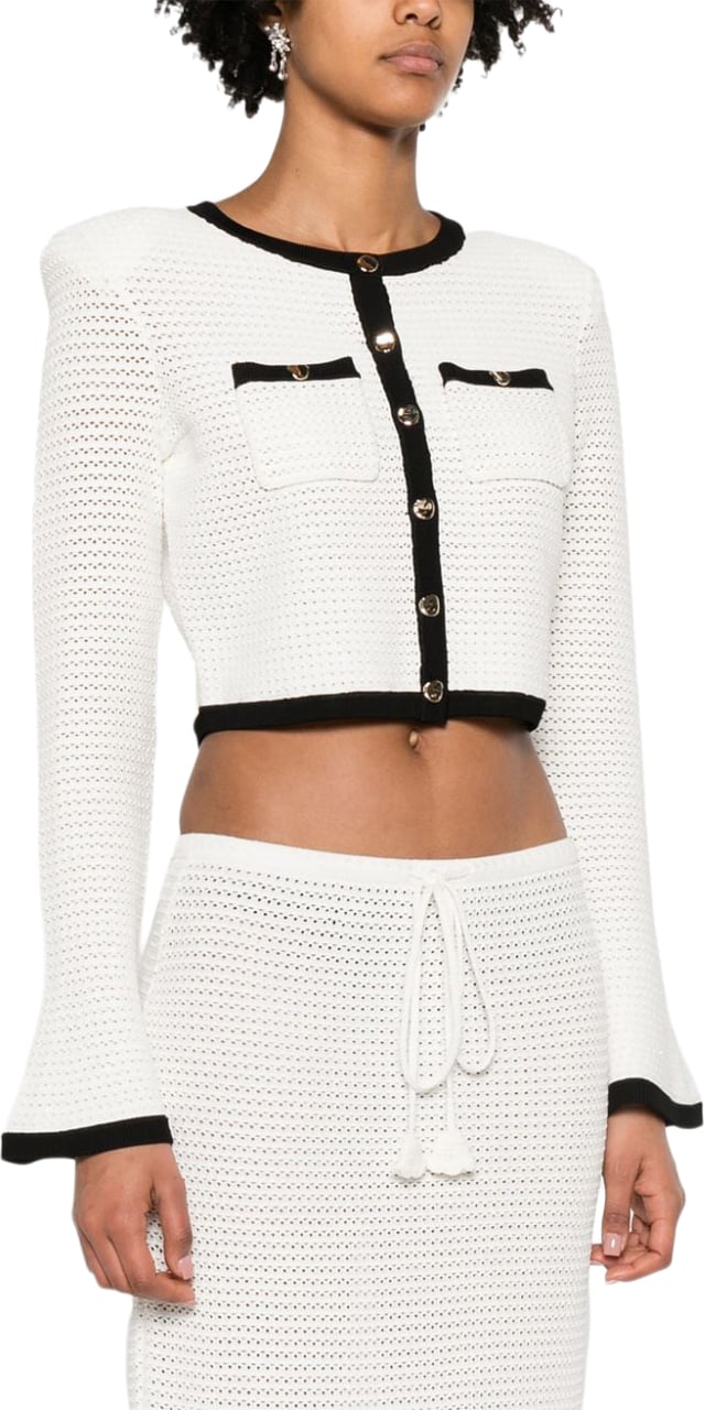 Self-Portrait Sweaters White Wit