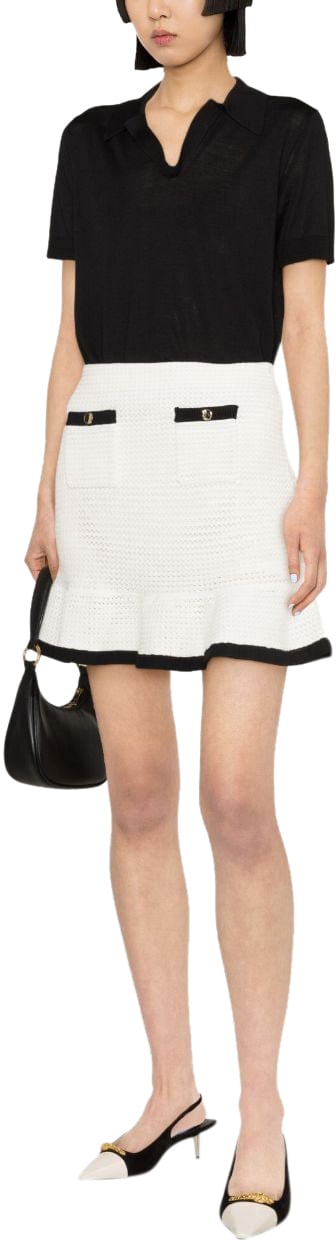 Self-Portrait Skirts White Wit