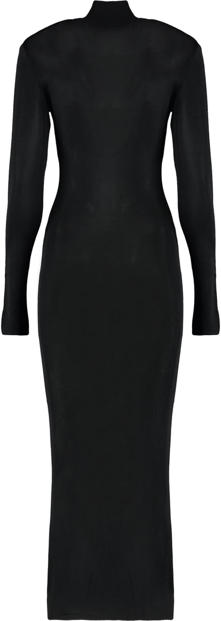 Self-Portrait Self-Portrait x Christopher Kane - Knitted maxi-dress Zwart
