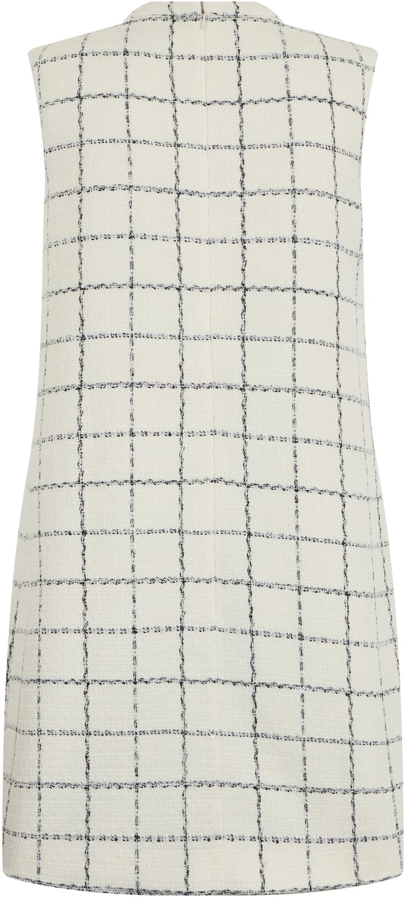 Self-Portrait Sleeveless mini dress Wit