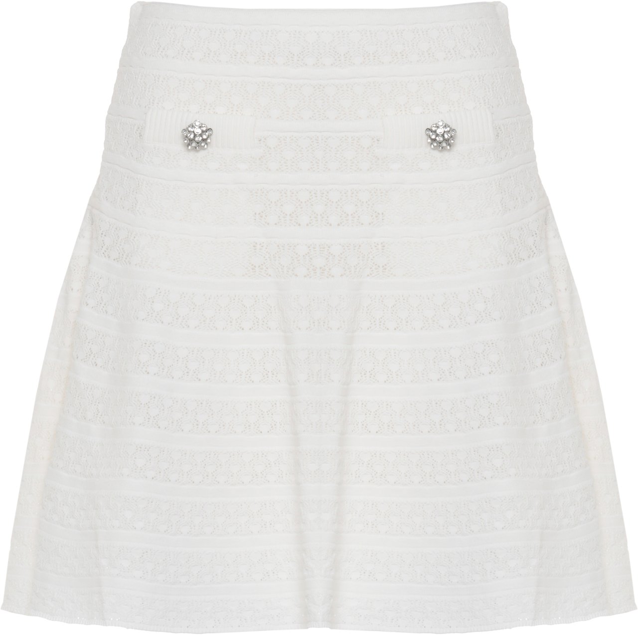 Self-Portrait Skirts White Wit