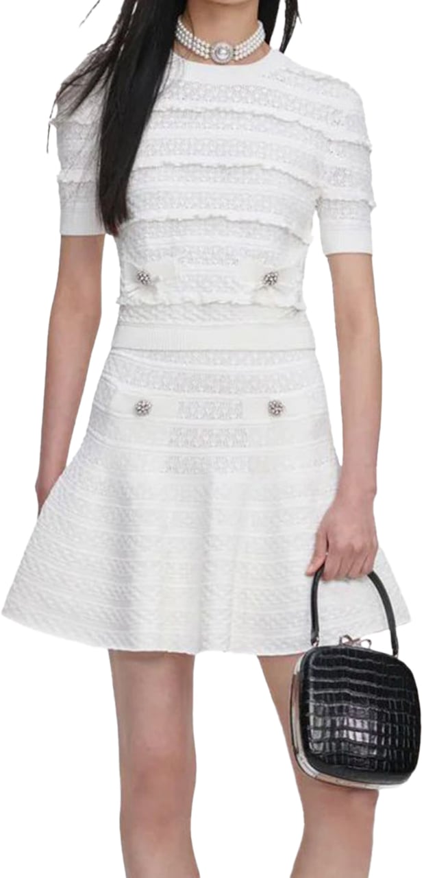 Self-Portrait Top White Wit