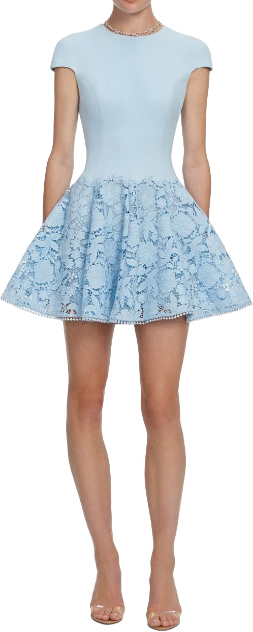 Self-Portrait Dresses Light Blue Lichtblauw