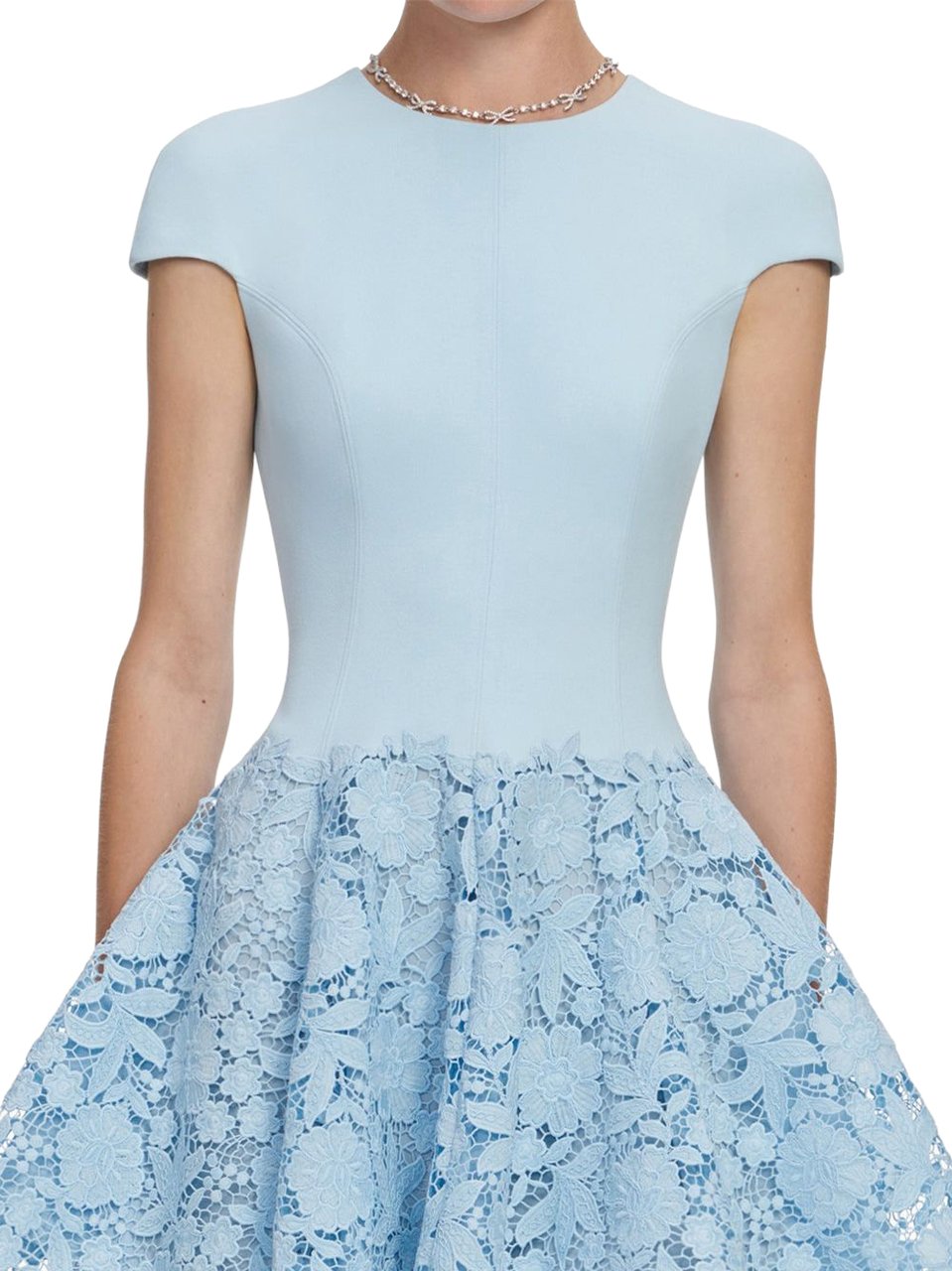 Self-Portrait Dresses Light Blue Lichtblauw