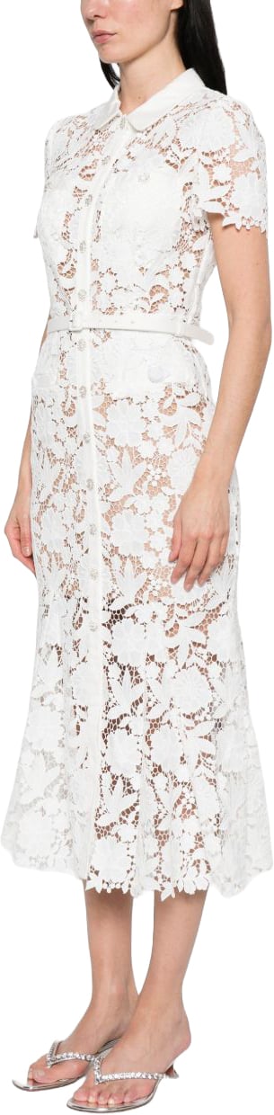 Self-Portrait Dresses Bianco Wit