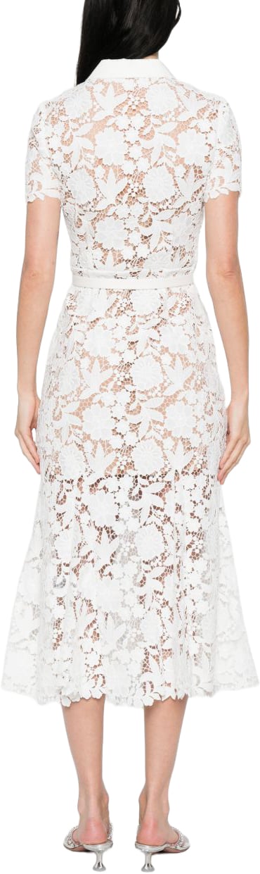 Self-Portrait Dresses Bianco Wit