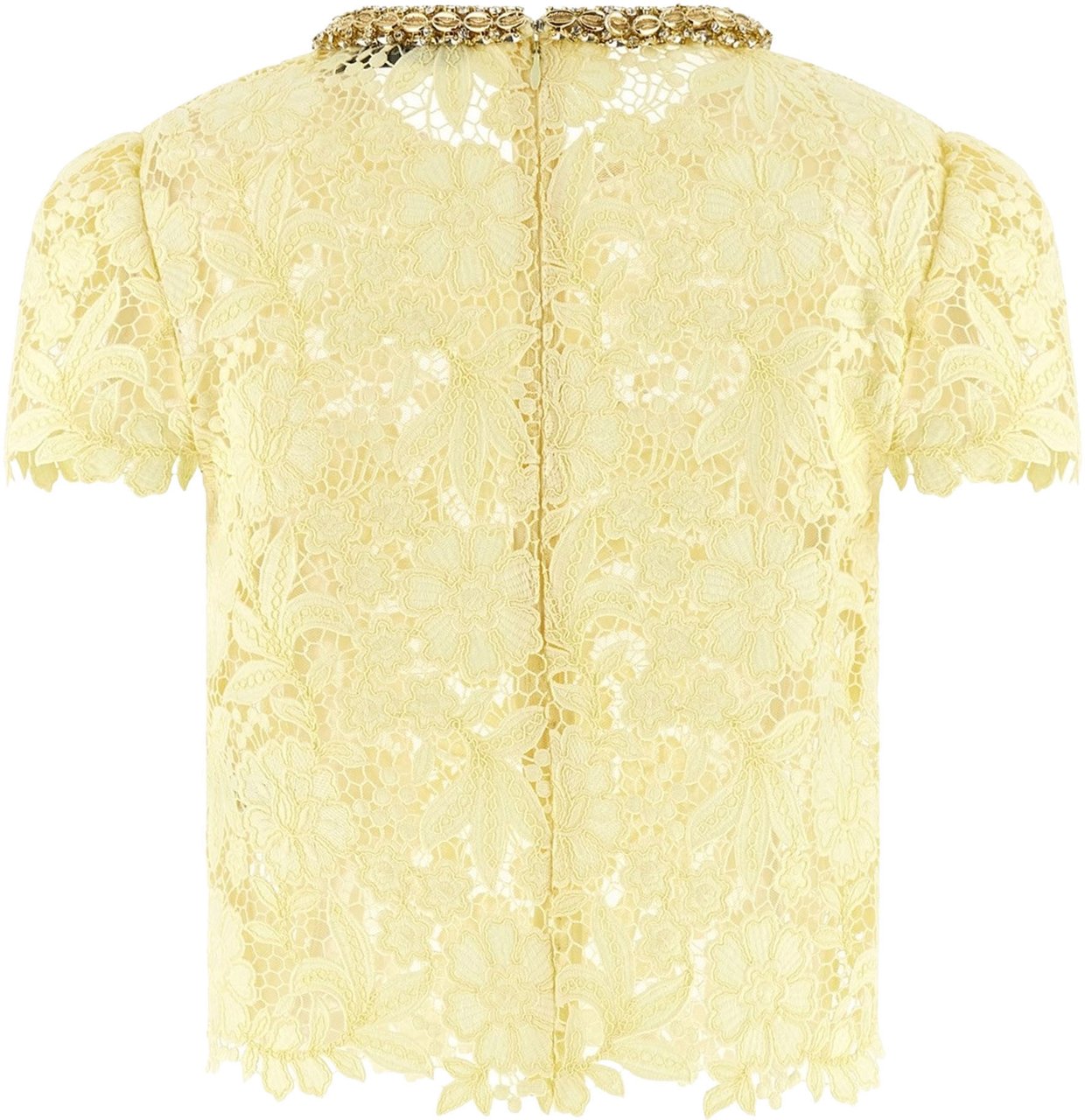 Self-Portrait Top Yellow Geel