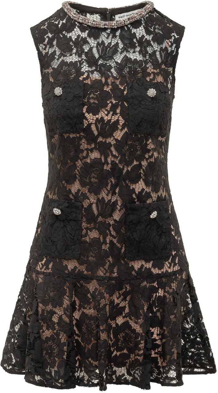 Self-Portrait Dresses Black Zwart