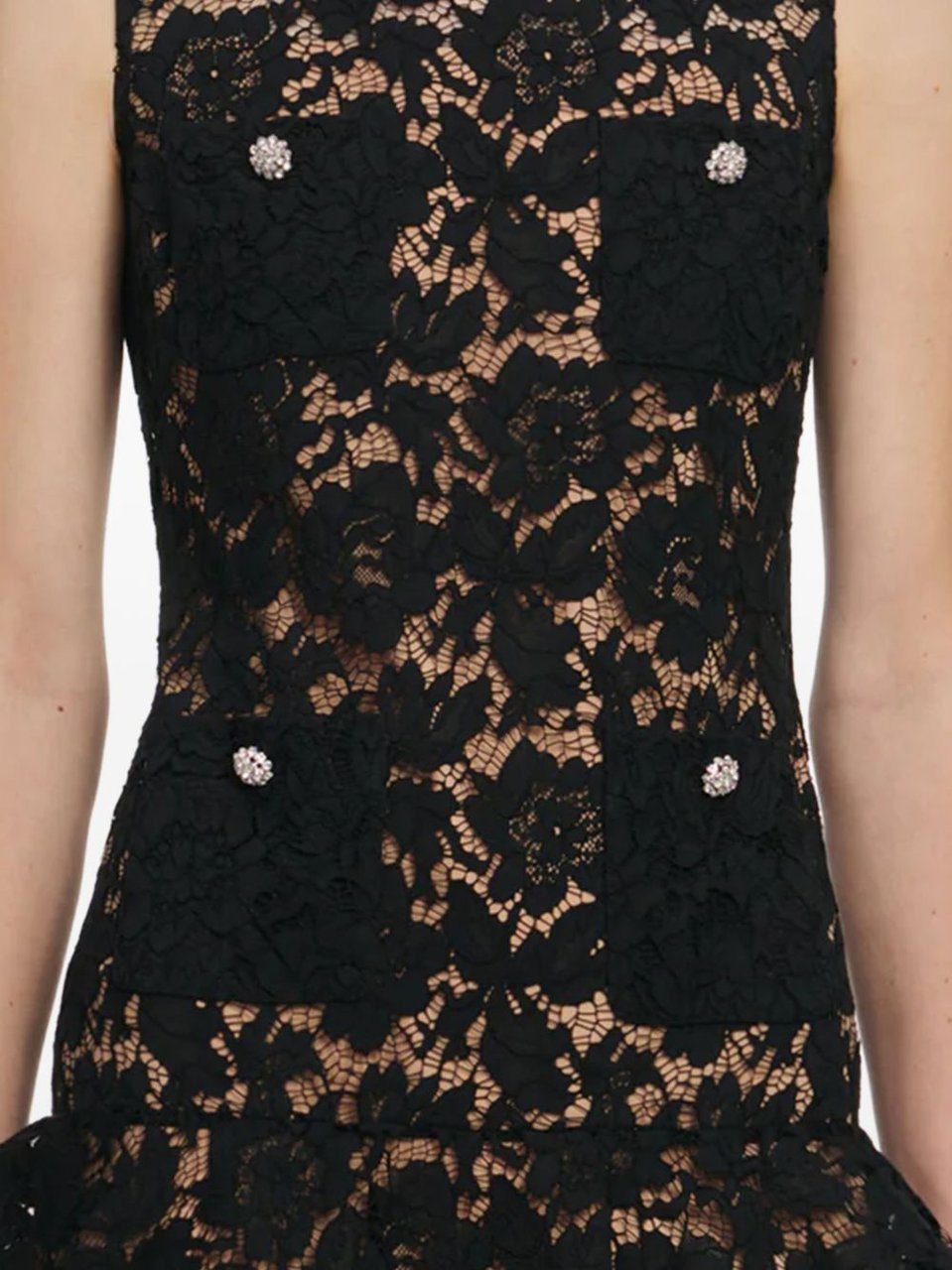 Self-Portrait Dresses Black Zwart