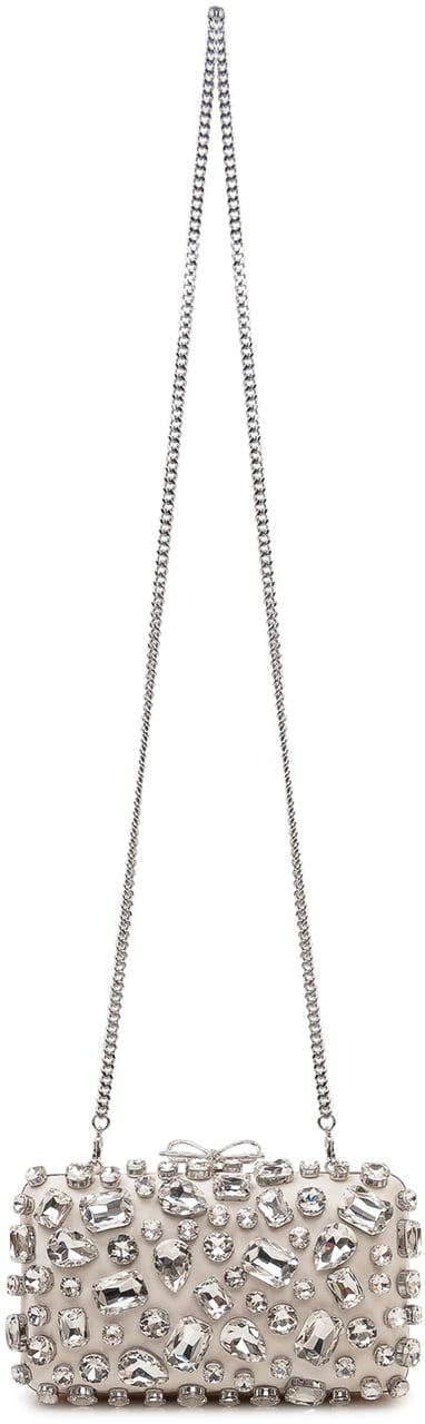 Self-Portrait Clutch con Cristalli Applicati Wit