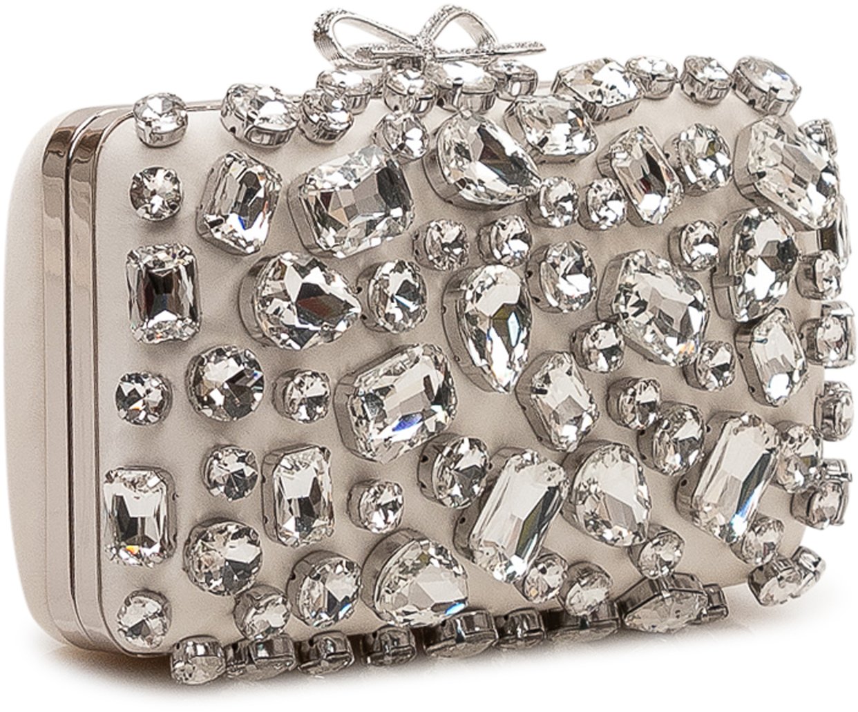 Self-Portrait Clutch con Cristalli Applicati Wit