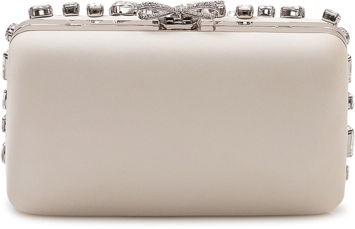 Self-Portrait Clutch con Cristalli Applicati Wit