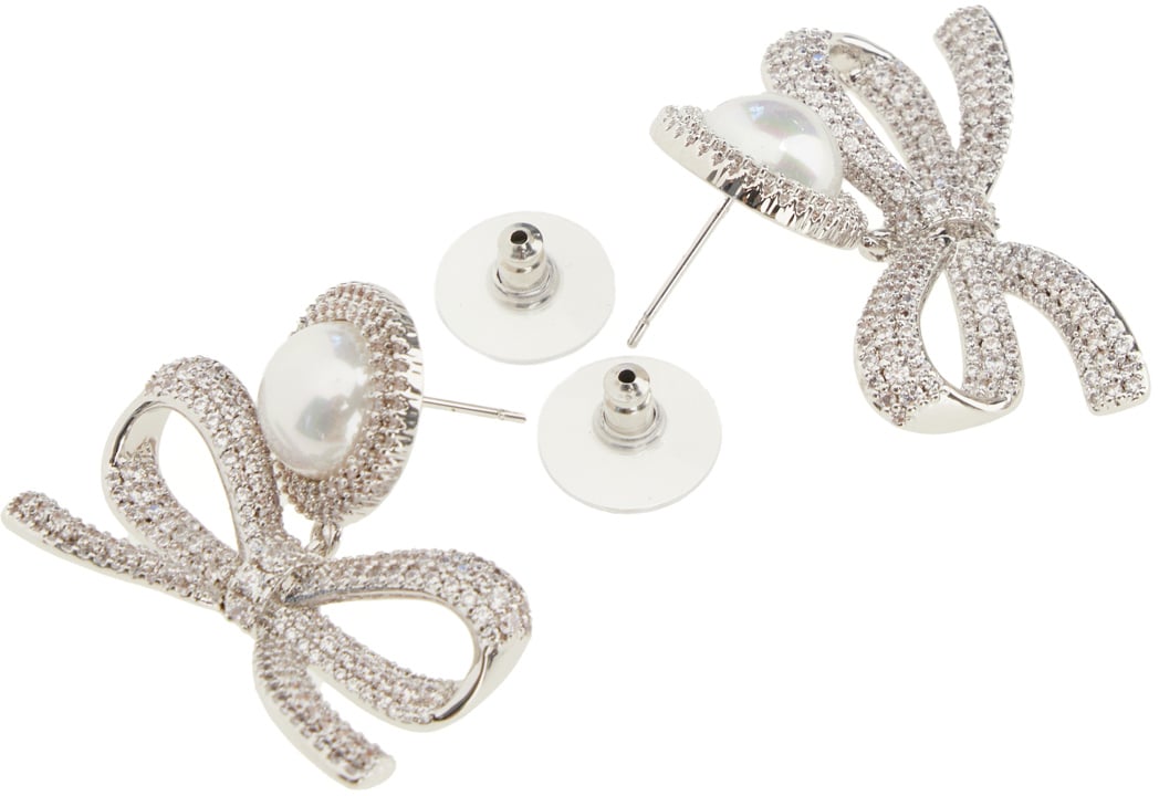 Self-Portrait Self Portrait Silver brass earrings Zilver