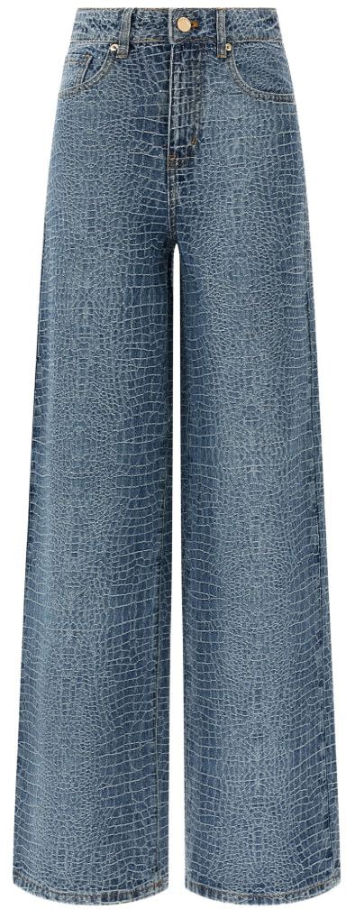 Self-Portrait Jeans Blu Blauw