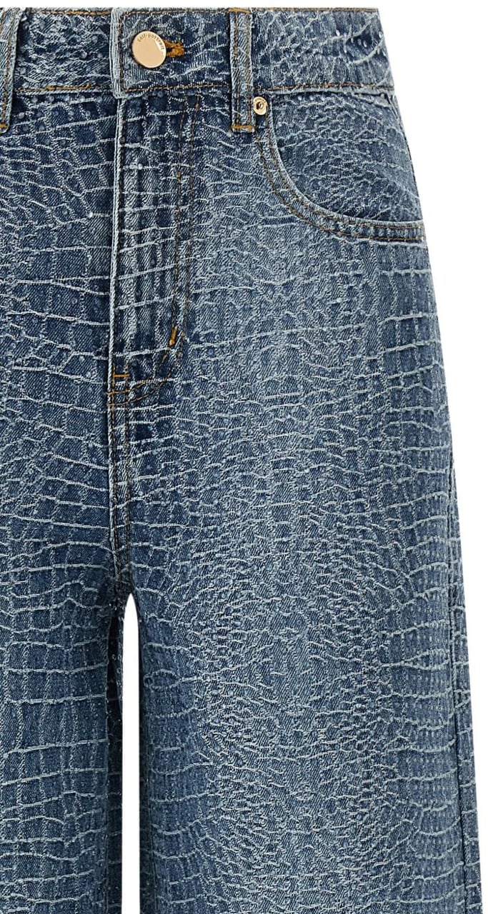 Self-Portrait Jeans Blu Blauw