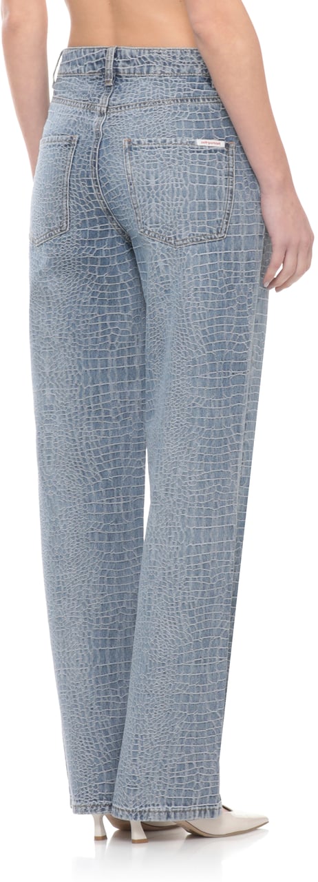 Self-Portrait Jeans Blue Blauw